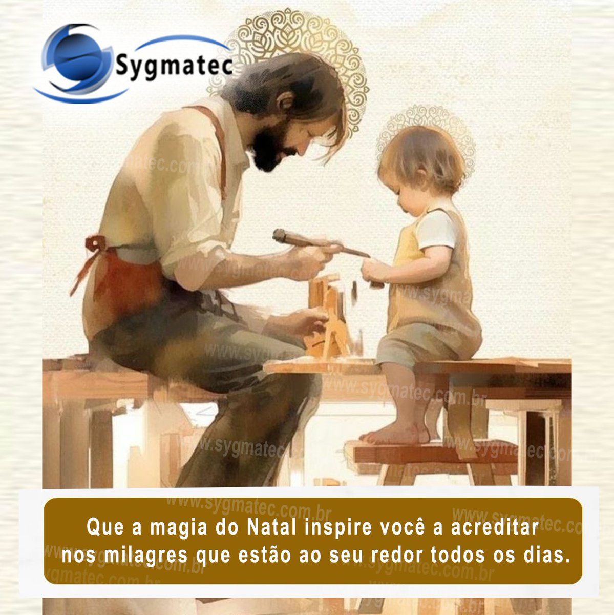 Sygmatec's tweet image. O Natal começou no coração de Deus. Só está completo quando alcançar o coração do homem. 🌻