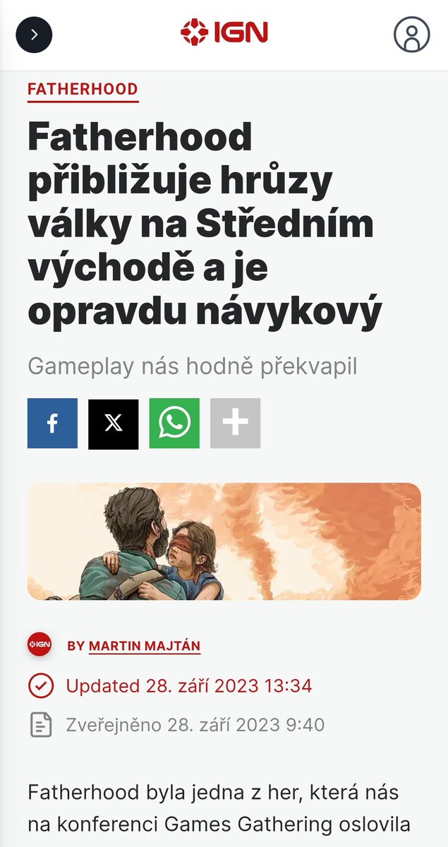 🎄This year has been filled with positives for Persis Play, and one delightful highlight we'd like to share is the <a href="/IGN/">IGN</a> article featuring the Fatherhood game:

cz.ign.com/fatherhood/151…

#indiedev #indiegame