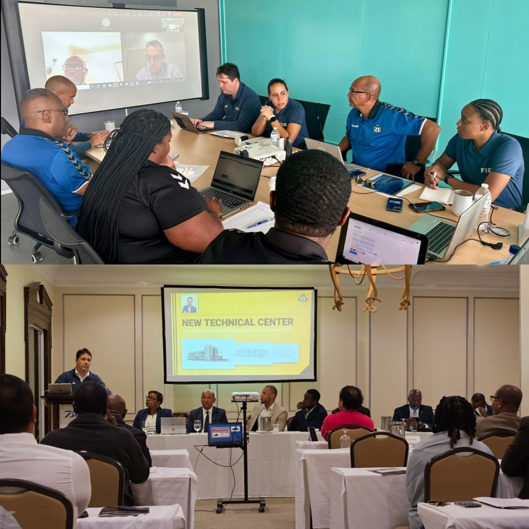 The Americas Subdivision team met wit officials of the Bahamas Football Association (BFA) to continue formulating the new technical centre masterplan @ Roscoe A.L. Davis. The BFA remains committed 2growing football n the Bahamas with further football developments expected n 2024.