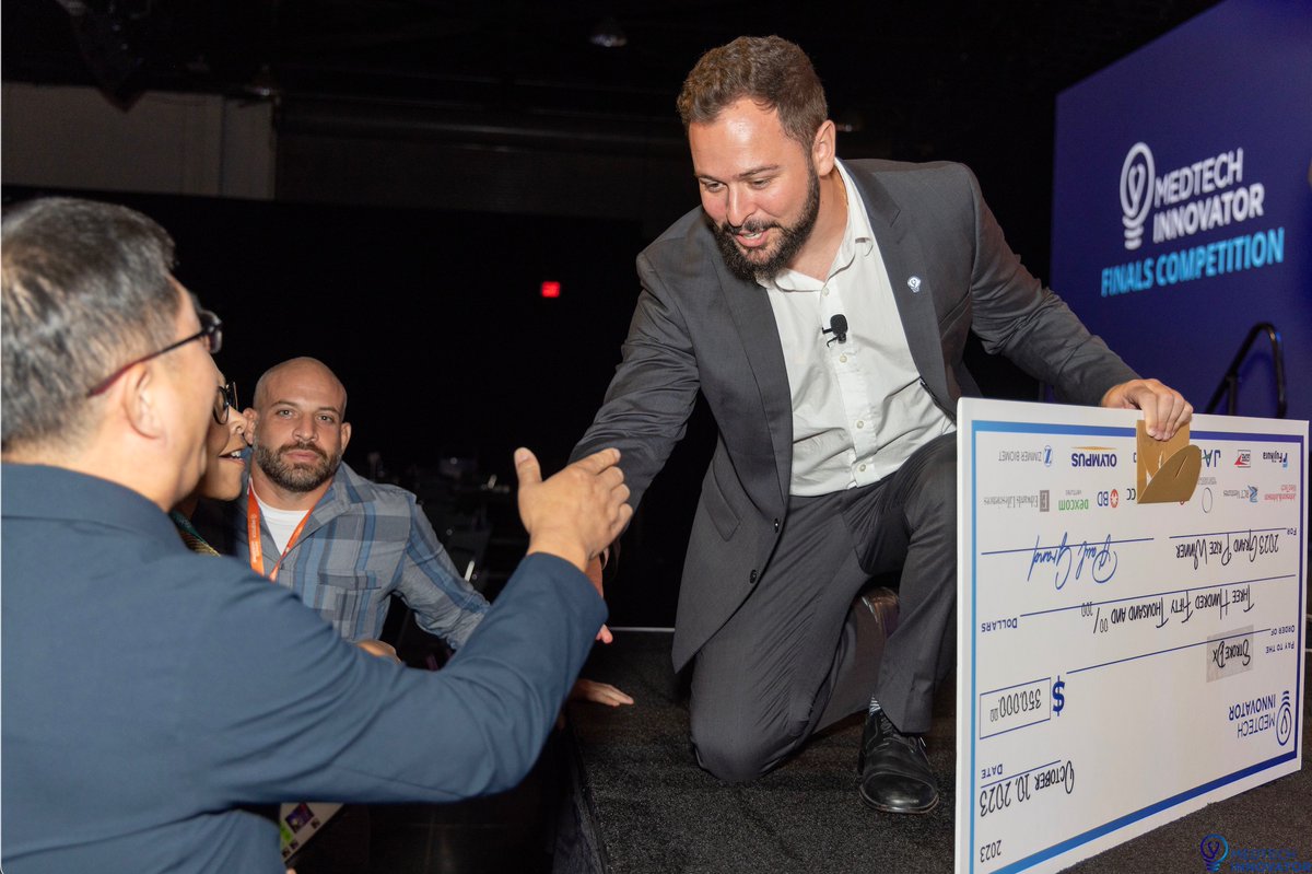 MedTech Innovator awarded over $800,000 in non-dilutive cash prizes to our 2023 startups. 💸 Interested in joining the MTI ecosystem? Applications are open now until January 31, 2024. Click here to apply: lnkd.in/ee_wfNq #mti #medtech #medicaldevice #diagnostic