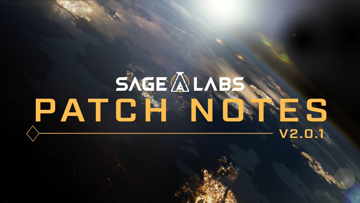 staratlas's tweet photo. You can read the full patch notes for patch v2.0.1 in our Discord. 👇

➡️ https://t.co/LdjcSys6uC https://t.co/PFUMBPiOFq