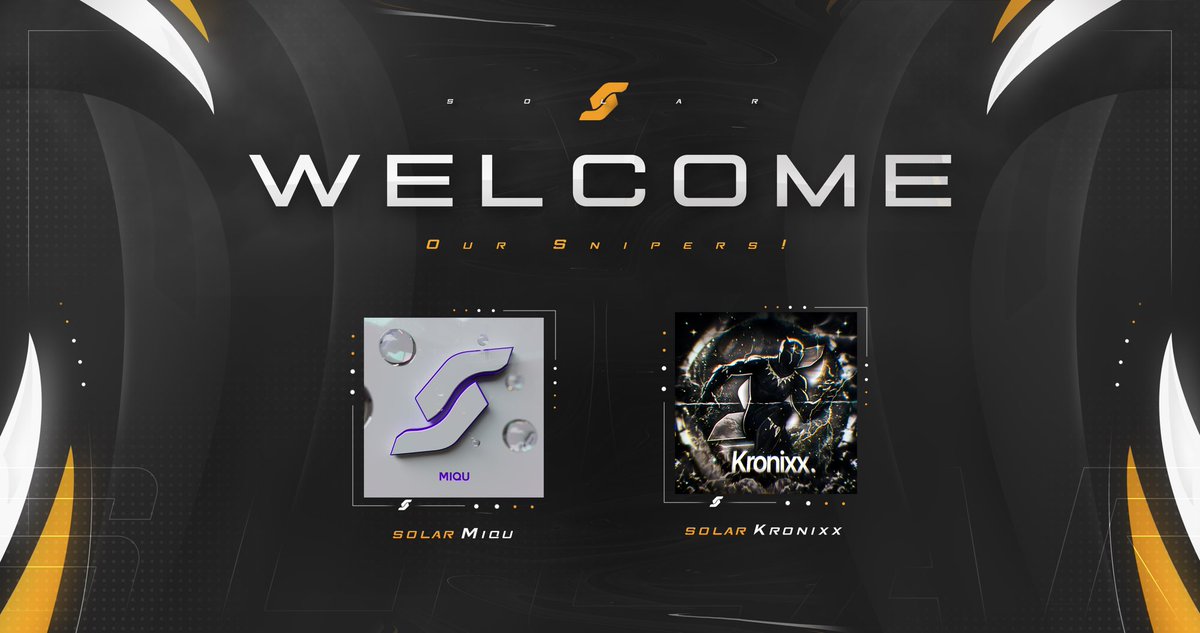 Please welcome these new additions to our sniping roster🚀

👤 Kronixx: <a href="/Krooniixx/">Osynl1gcs</a> 
👤 Miqu: @miqu60740112

#MWIII Teamtage this week 🔥