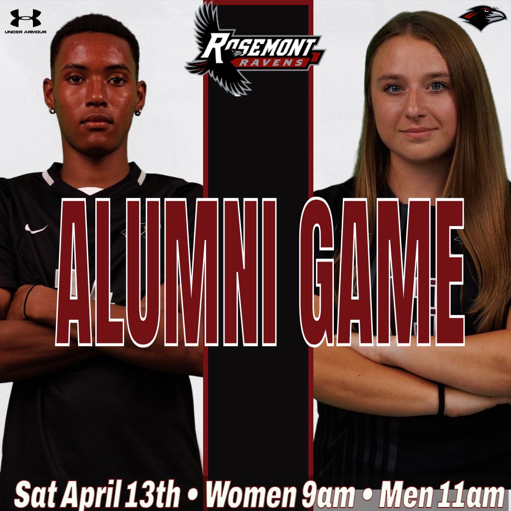 Rosemont Soccer will be hosting their annual Alumni game April 13th, of 2024! Game will take place in the morning on the grey, Women 9am, Men 11am. The game will be followed by a Women’s Softball Double Header. Go Ravens! Sign up link will be live on the athletics website.