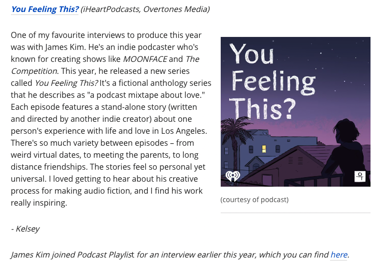 Thanks for the love YFT love <a href="/cbcpodcasts/">CBC Podcasts</a>!