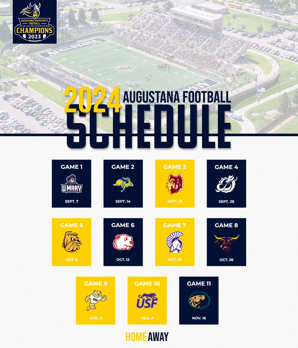 A game at South Dakota State is part of our 2⃣0⃣2⃣4⃣ schedule ⚔️

Full Schedule ➡️ bit.ly/48nhAEP

#BeTheRock | #BuildingChampions