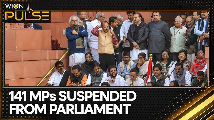 #Parliament #ParliamentSession

📢 Suspension of 141 Indian MPs: 

🟠A Critical Evaluation

🟠Circumstances leading to the action:

👉Security breach: On December 13, two individuals entered the lower house chamber with gas canisters, disrupting proceedings and raising concerns…