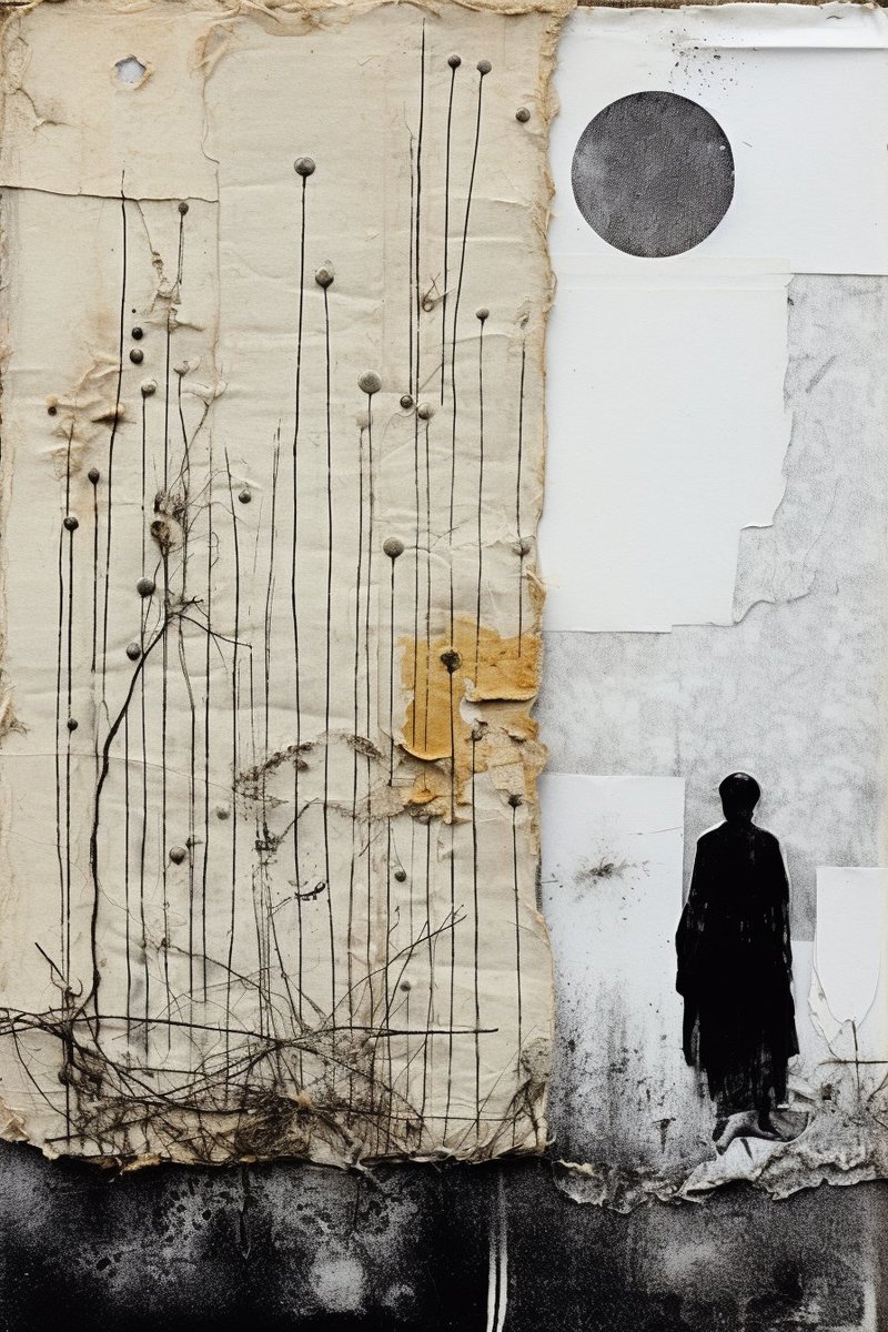 'For a minute there I lost myself' Digital Collage by Peri Kazanci youtu.be/1uYWYWPc9HU?si…