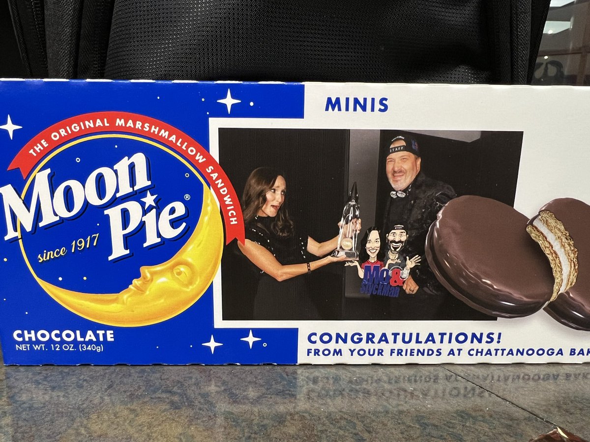 Big thanks to @MoonPie for such an amazing gift. We feel famous and stuff.