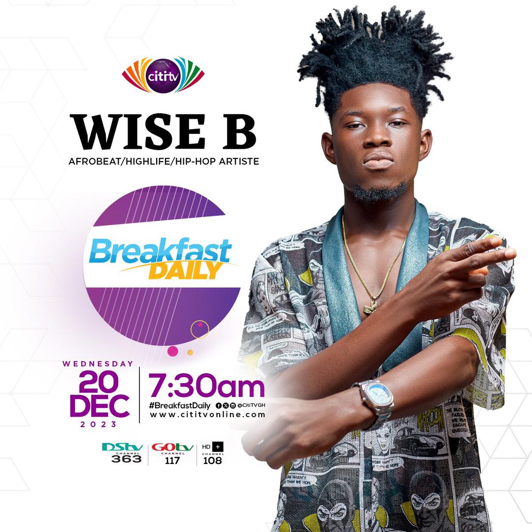 Wise_B_Music's tweet photo. Catch me live on @CitiTVGH tomorrow morning  at 7:30 am 

#cititv #Rightnow  #wiseb https://t.co/vTgTGyOLb5