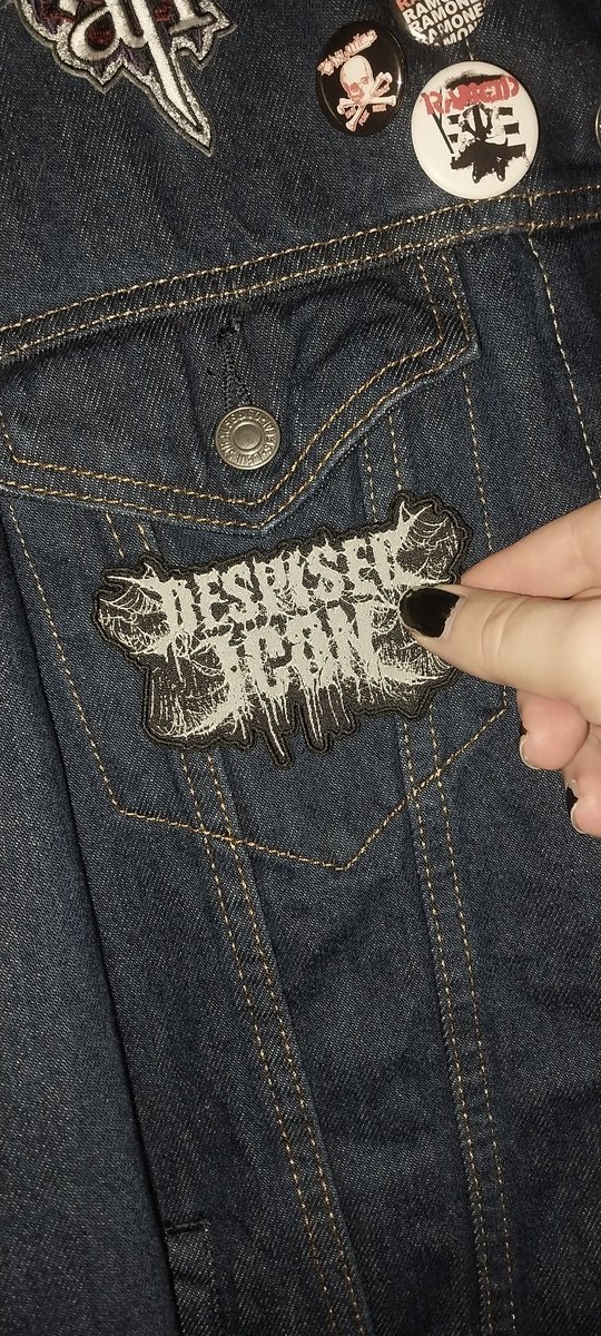 one of the sickest patches I've got, and I've already got the perfect spot for it @despisedicon @IndieMerchstore #imsmerchorder