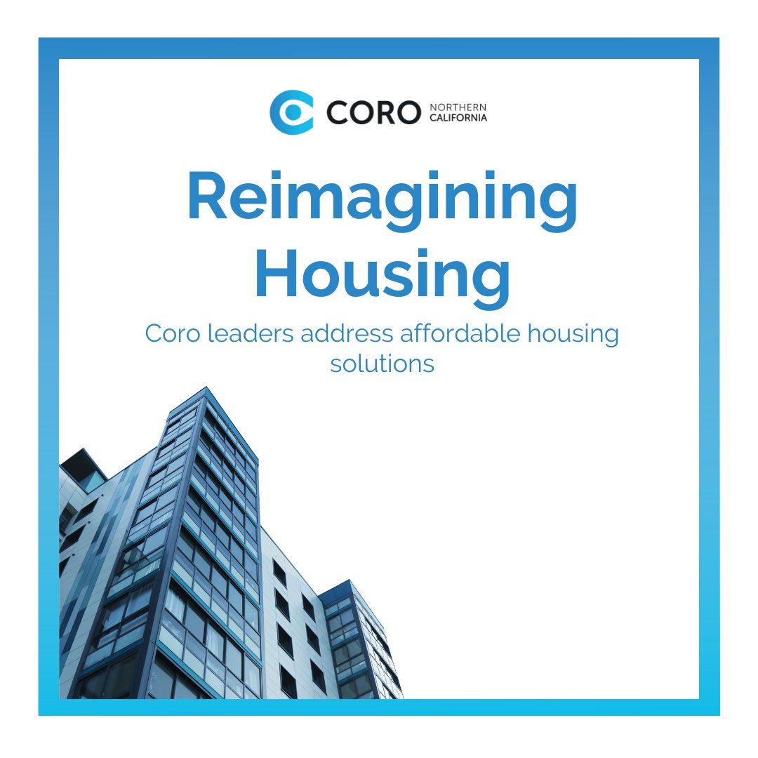 From climate change to the housing crisis, the Bay Area's challenges are immense. We need innovative leaders now more than ever. Enter Coro's Partnership for the Bay’s Future Fellowship and our Affordable Housing Leadership Network! Learn more here: bit.ly/48pSyoA