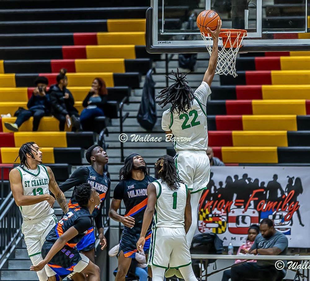 Next up for the St Charles Spartans 💙💚 Boys Basketball team 🏀 is more non conference action. 

Save The Date: 
Thursday,December 21th,2023 
Vs Friendly HS
@TheU 
Time: 6:30pm(Early Arrival Is Suggested) 
 #Stcharlesbasketball #IDU #TheFamily