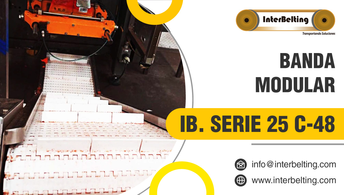 interbelting's tweet image. Nuestra banda modular, es ideal para el transporte de producto que contenga botana y desprenda polvo, son de fácil limpieza ya que cumple con las condiciones más exigentes de higiene. #interbelting #bandasindustriales #modularbelts #tabletopchain #madeonabelt #conveyorbelt