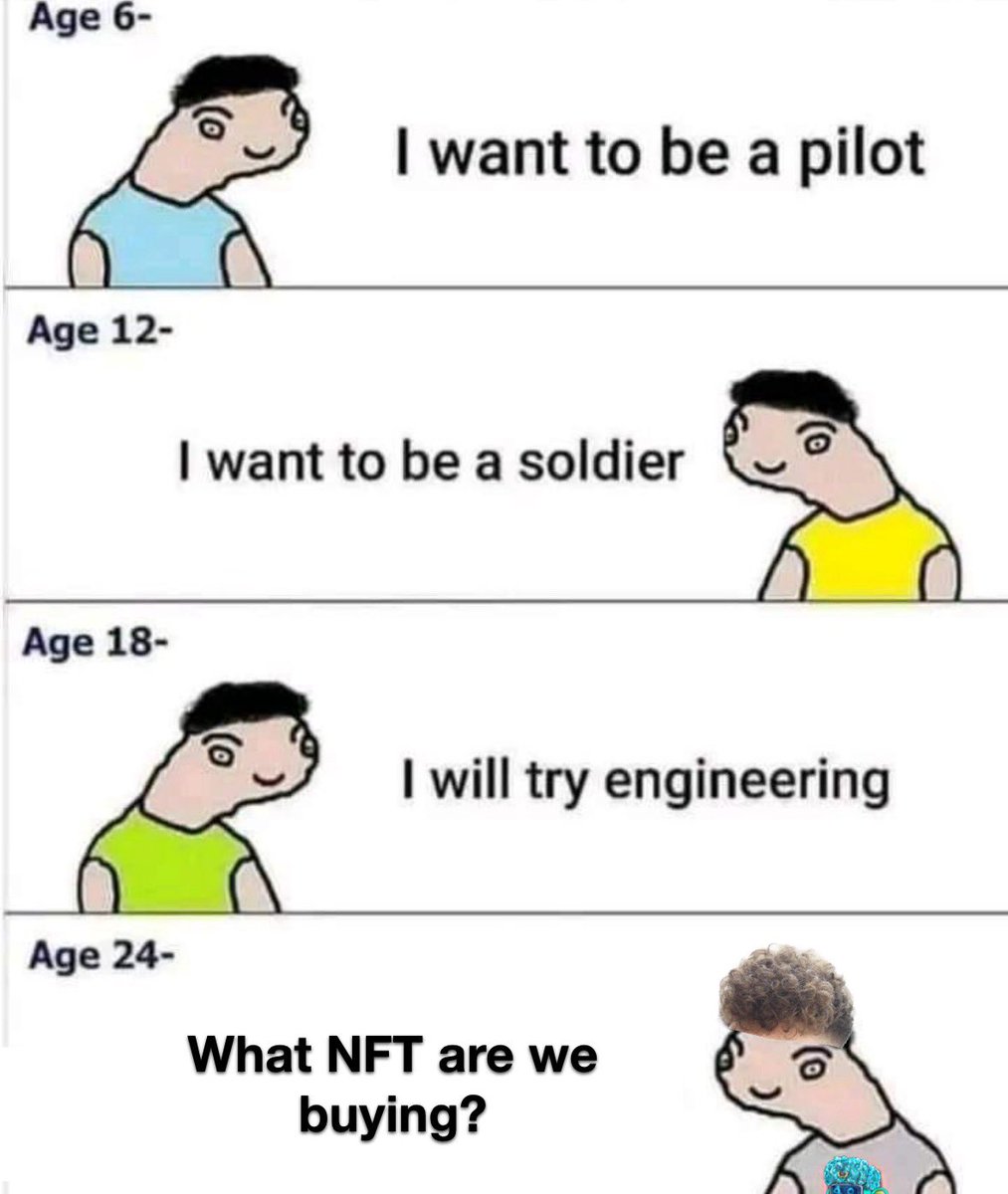 Ministerr's tweet image. NFT degens be like