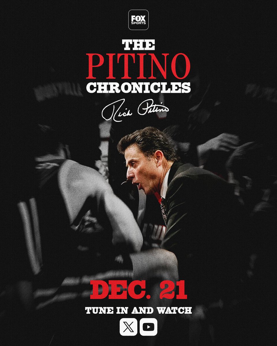 𝐓𝐡𝐞 𝐏𝐢𝐭𝐢𝐧𝐨 𝐂𝐡𝐫𝐨𝐧𝐢𝐜𝐥𝐞𝐬, 𝐄𝐩𝐢𝐬𝐨𝐝𝐞 𝟐 🏀 TOMORROW! Watch on @FOXSports app, YouTube and right here on @CBBonFOX!