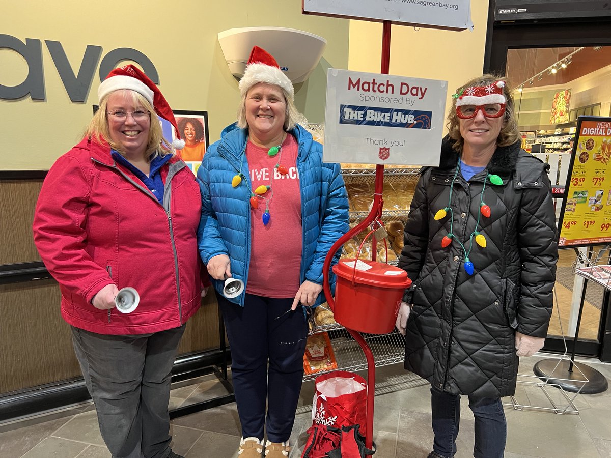 OSMSGB's tweet image. It is the season of giving, so our OSMS staff gave some of their time to Bell Ring for The Salvation Army! We are proud to support an organization that helps give back to our communities! 🔔🎄🎁
@salvationarmy