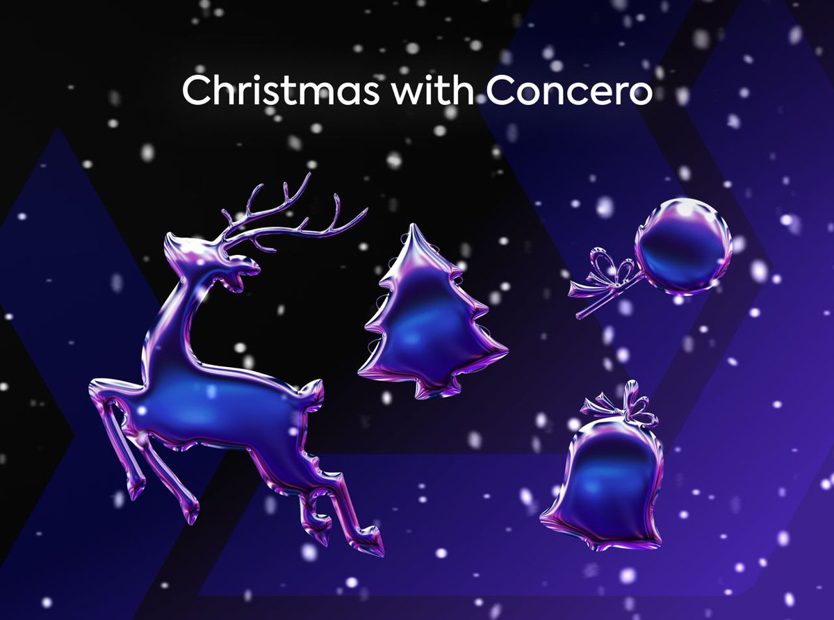 concero_io's tweet photo. 🎄✨ Happy Holidays, Concero Community! 🌟 Embrace the festive spirit with Concero's Christmas Campaign! 🎁🎅 

Participate in our Galxe campaign now for a chance to WIN $500 in Cgristmas Gifts and Concero Points
https://t.co/tufjV1Ue9n

Spread joy, swap assets and join the Concero community for a blockchain-powered holiday season!
❄️☃️