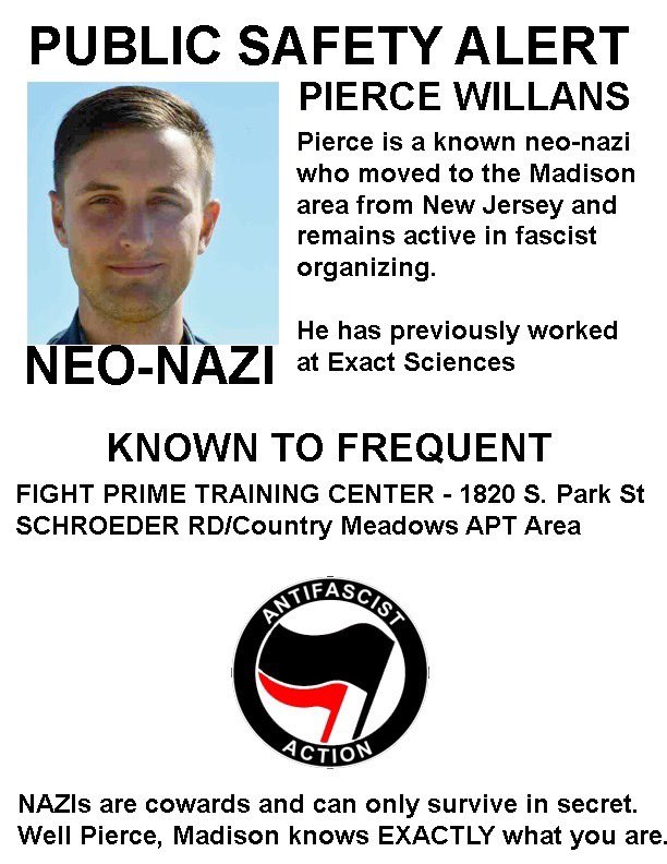 OdanSymbiont's tweet image. While we are on the subject of #Madison, #Wisconsin Nazis, here’s another that Wisconsin friends should be aware of