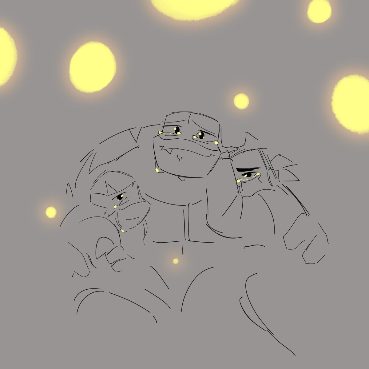 iatekawa's tweet image. Me realizing 3 months au is a metaphor for a close family member struggling with a disease with no cure (such as cancer) and for the loss of a loved one
I did not intent to do that but i dont tyink i mind it