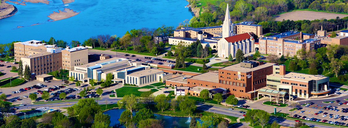 Why not Mount Marty? 🔵 Great location in the Midwest 🔵 Elite training facility 🔵 Awesome community support 🔵 Outstanding institution to earn a private degree! Who’s next?! #LancerFootball 🏈