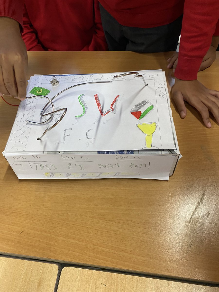 Year 6 have worked so hard this week on designing and making their Wire Loop Games based on what they have learnt in their science electricity topic. Well done everyone <a href="/MrPowerClifton/">Mr Power</a> <a href="/CliftonPrim/">CliftonPrimary</a>