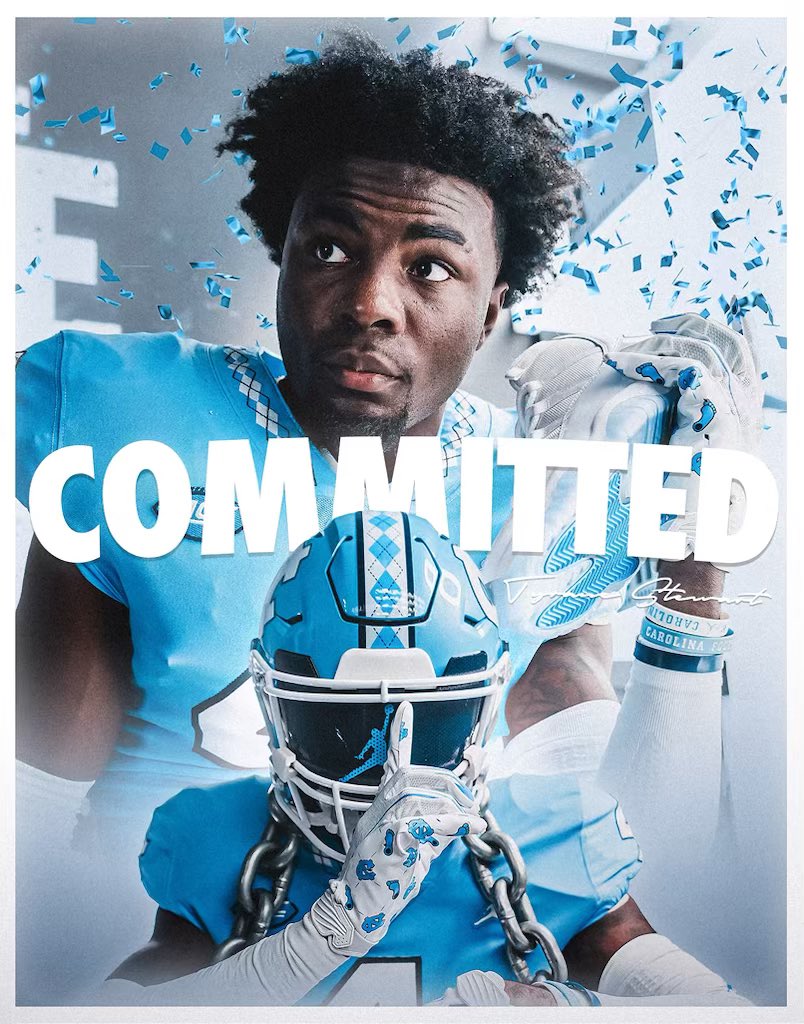 Excited to be a Tar Heel!! 🩵Let’s work!! @CoachMackBrown @CoachJasonJones @UNCFootball #goheels🐏