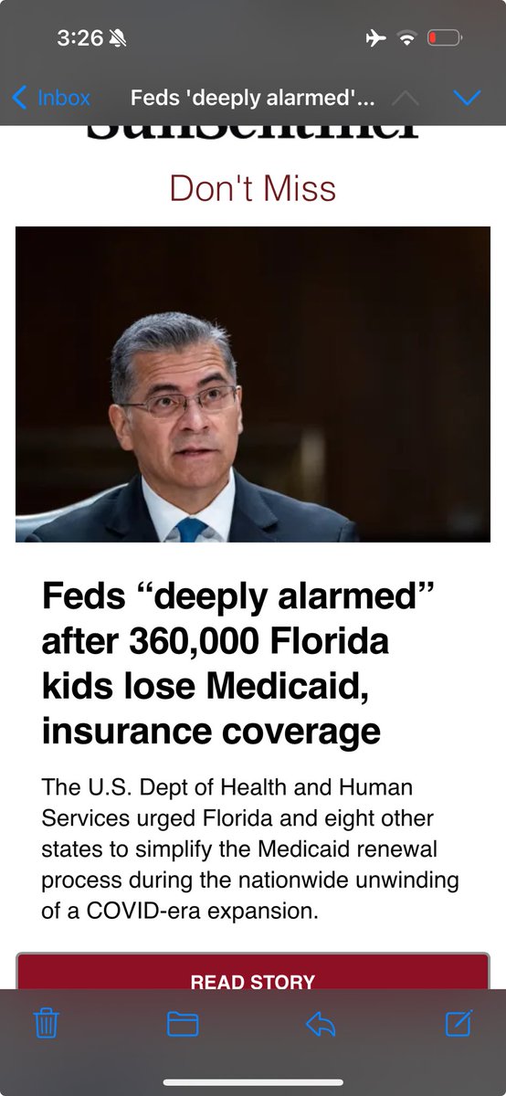 We have been sounding the alarms. Thank you ⁦@POTUS⁩. It continues to illustrate just how much the Rs care about protecting our kids.