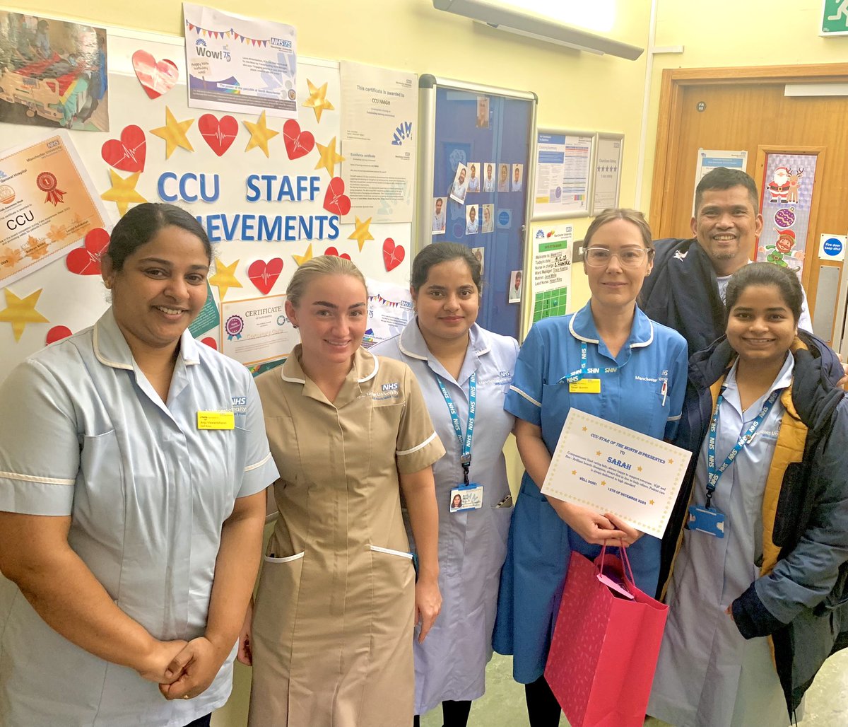 CCU star of the month for December 2023 went to the dedicated, supporting, IQP champion, high standard achiever, Sister Sarah. ♥️♥️