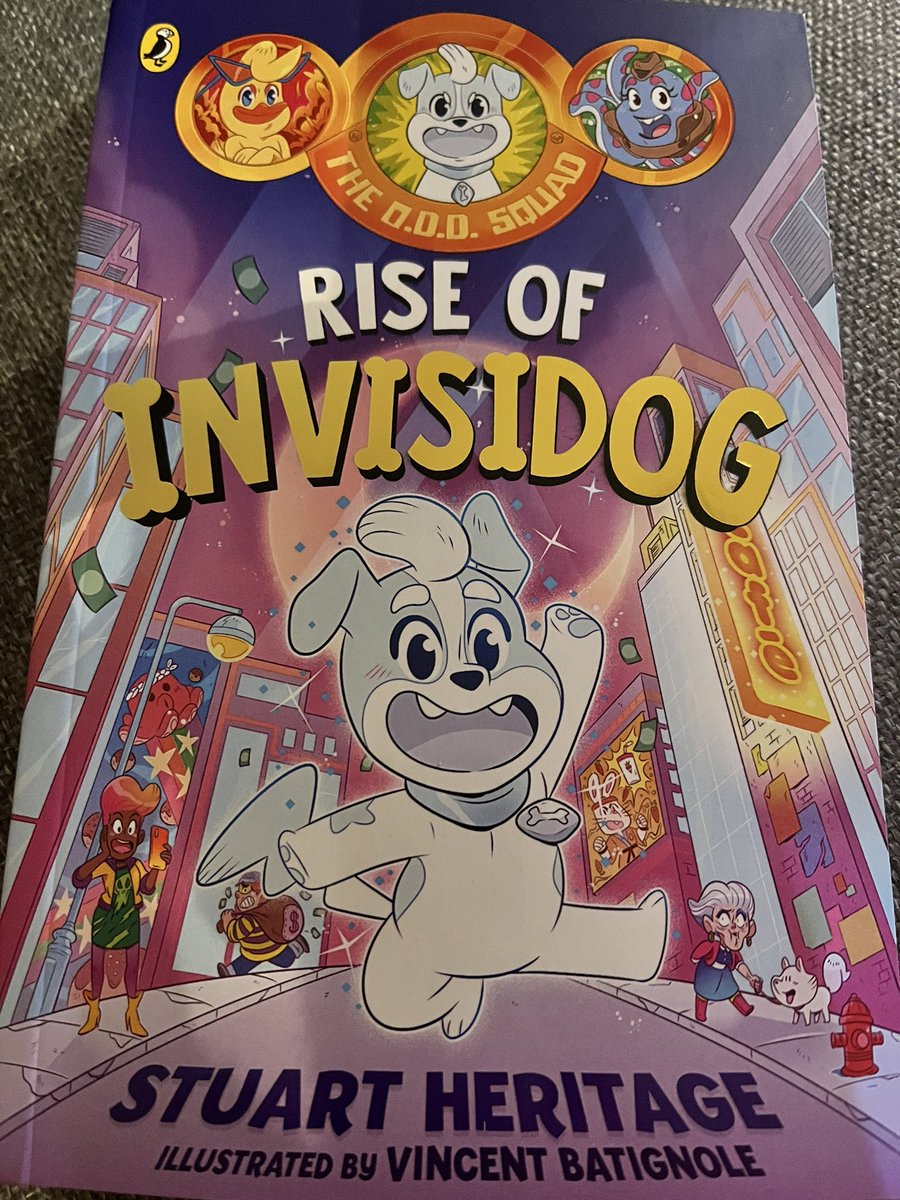 Rise of Invisidog, the 1st in The O.D.D. Squad series, is a great mix of graphic novel & 1st chapter book - hugely entertaining & hilarious, both my kids have loved reading it! Out 18/1/24 for 6+. Thanks @PuffinBooks @LizzSkelly 📖 @stuheritage @vbatignole checkemoutbooks.wordpress.com/2023/12/19/the…