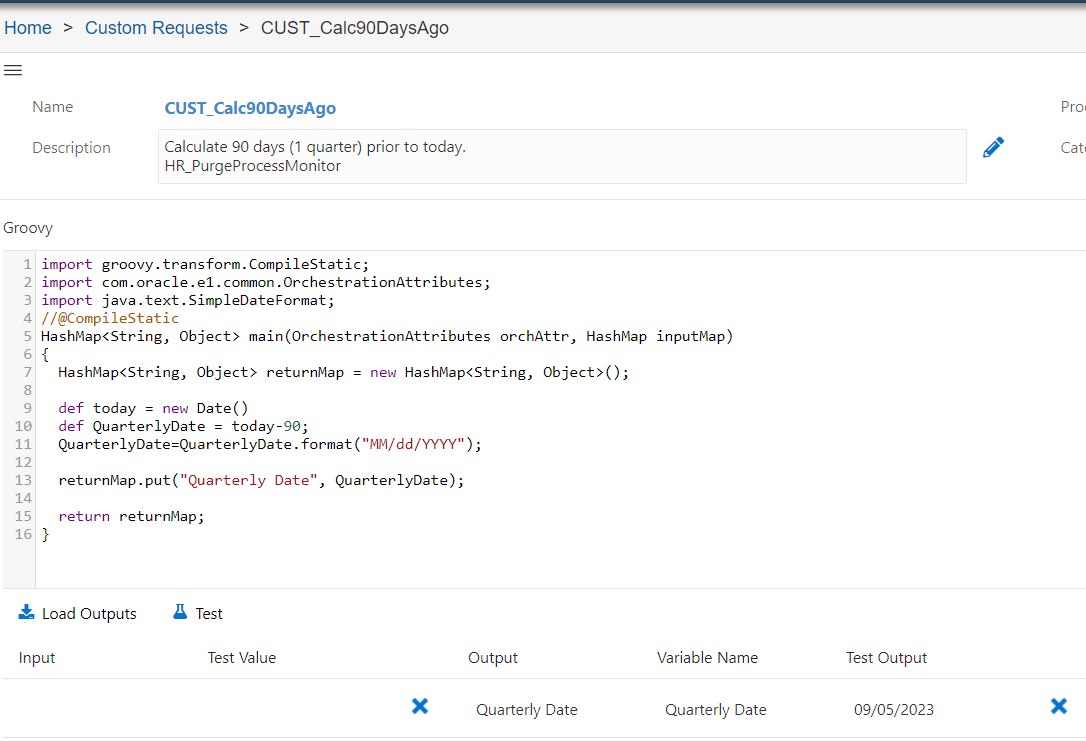 See something you want to do, but not how to do it? Use groovy or java scripting in a custom request to get it done. Since we aren’t up to date, I taught myself groovy to manipulate dates (see image) instead of taking advantage of logic extensions that we talked about yesterday.