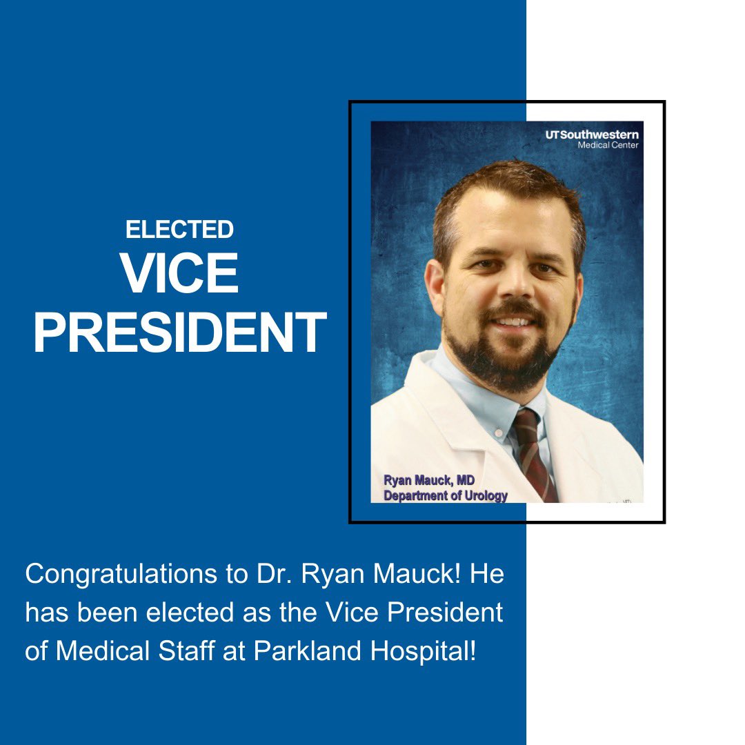 Congratulations to @ryanmauckmd on this huge accomplishment! #UTSWNews