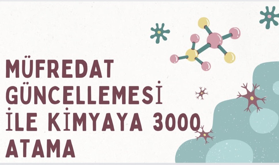 <a href="/Yusuf__Tekin/">Yusuf Tekin</a> Kimya öğretmenleri ne istiyor?
📌Adil branş dağılımı
📌Meslek ve imam hatip liselerine kimya dersi eklenmesi
📌Uygulamalı derslerin konulması(Laboratuvar)  @LeylaMertoglu 
 <a href="/CihadDemirli/">Cihad Demirli</a>
 <a href="/h_ibrahim_topcu/">Halil İbrahim TOPÇU</a>
<a href="/cftcblnt/">Bülent ÇİFTCİ</a> <a href="/Yusuf__Tekin/">Yusuf Tekin</a>
<a href="/memetsimsek/">Mehmet Simsek</a> 
#YeniMüfredattaKimyaNerede