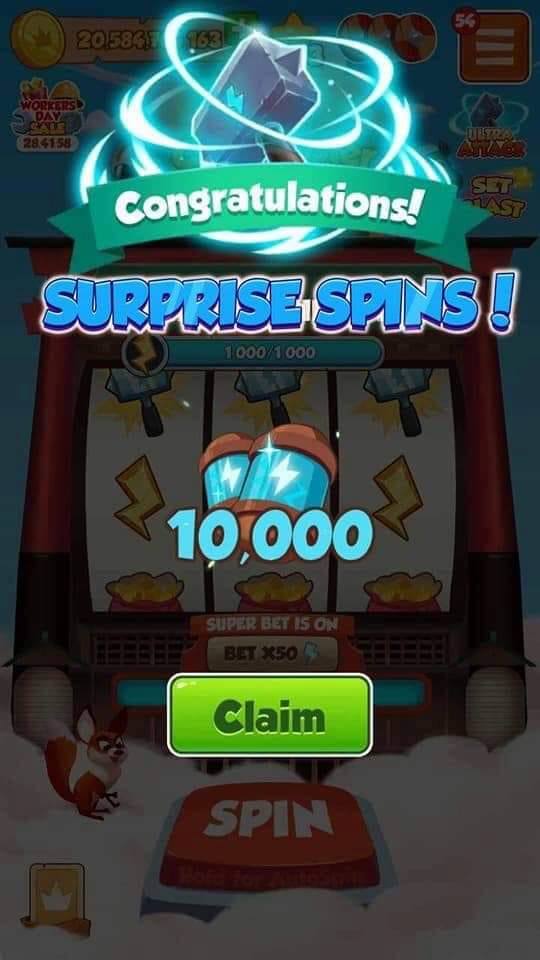 Coin Master Bonus  
1- Comment ( Ok )  
2- Like 👍
3- Collect Here: bit.ly/COINMASTERGIFT…