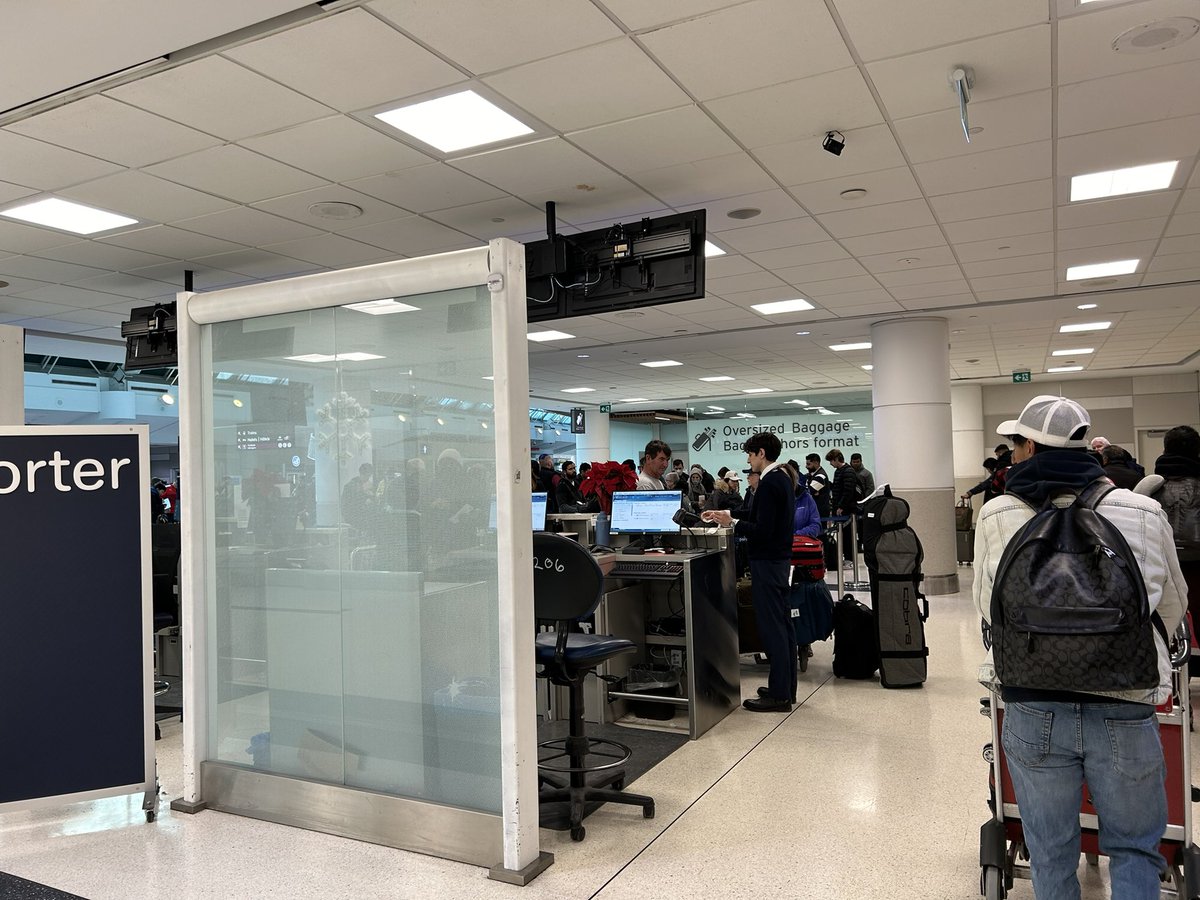 First time flying <a href="/porterairlines/">Porter Airlines</a> here is my review: terrible app/online checking system. Will allow you to check in but won’t give you boarding pass. Forced hundreds to line up to print passes causing 2 hour wait in line. Plus side? The friendliest staff I’ve experienced!