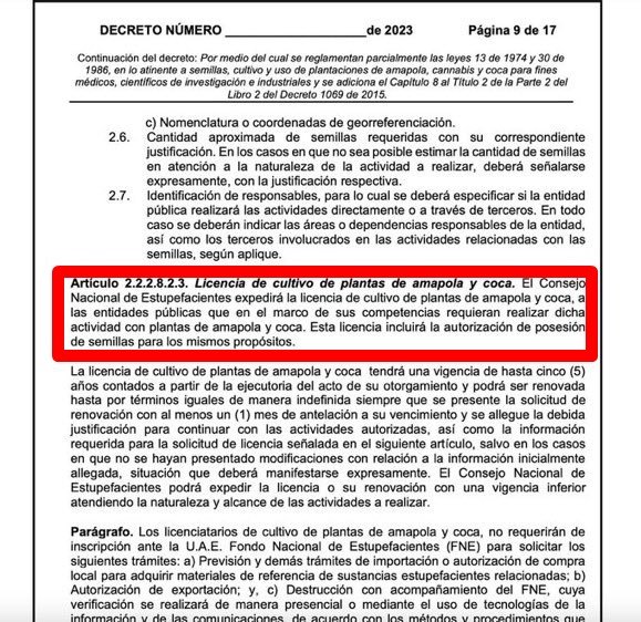 Impacto24_7's tweet image. 🇨🇴 COLOMBIA SERÁ UN NARCOESTADO OFICIALMENTE | El Gobierno de Gustavo Petro ya tiene listo el borrador del decreto con el que convertirá el país en el paraíso de los narcotraficantes. Se cumple el sueño de Pablo Escobar y lo ejecutarán ELN, Farc y Paramilitares.

El documento…