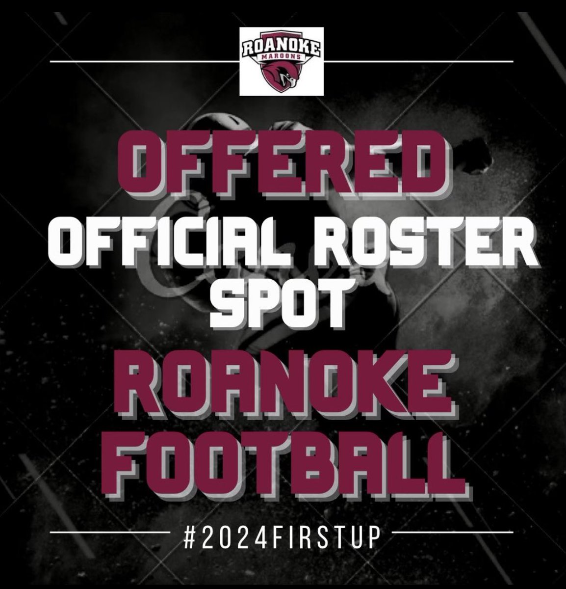 sammyholstead75's tweet image. Honored to receive my first offer from @RoanokeFB #2024FirstUp #GoNoke 

@CoachGiancola @BryanStiney @LoudounCountyFB @MattReidenbaugh