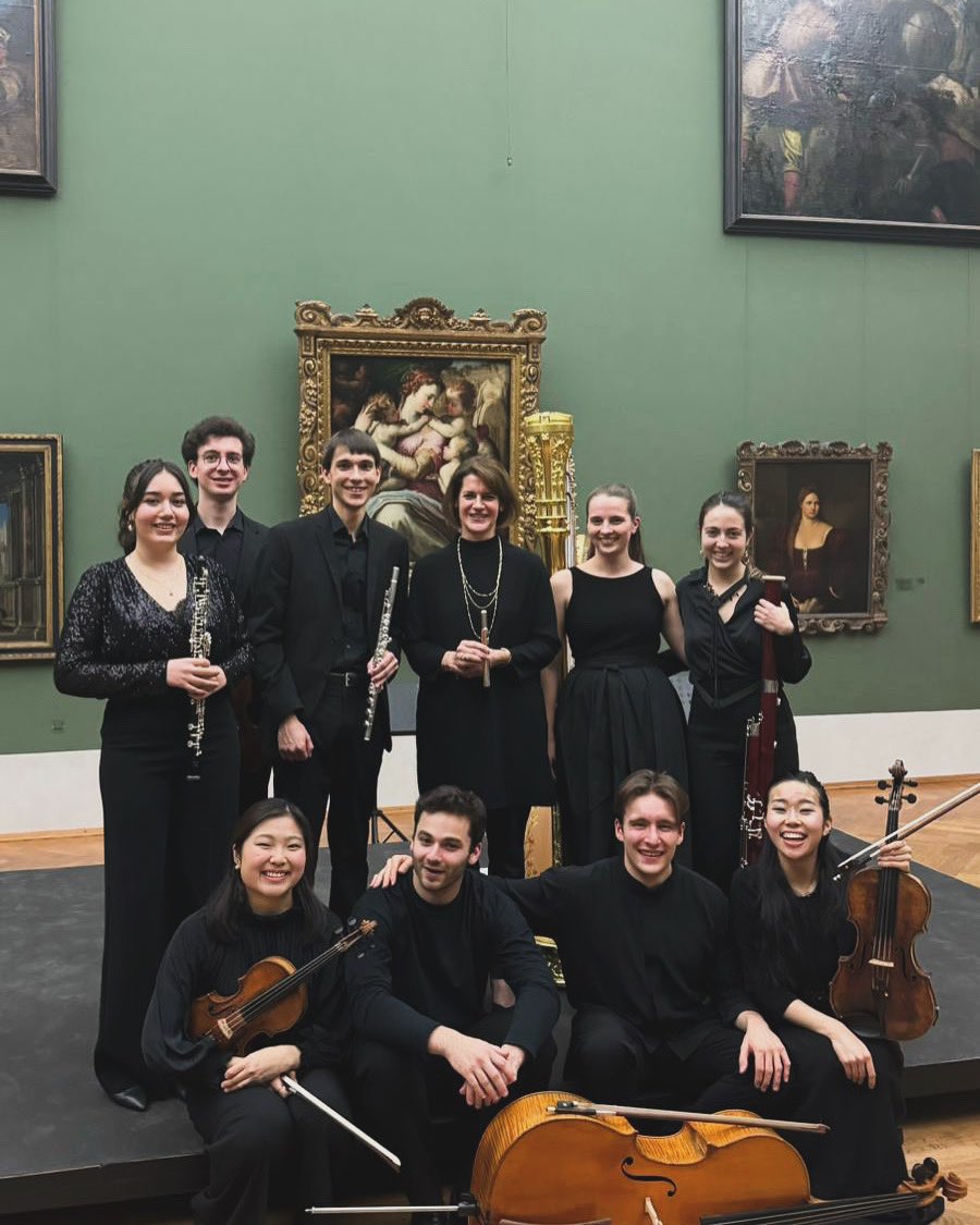Happy faces after our second <a href="/Munich_Phil/">Munich Philharmonic</a> Academy Concert!! So grateful to have such incredible friends and colleagues💕🙏🏻✨