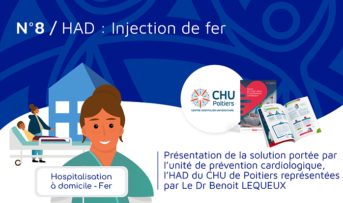 ❤️ Trophées Outil'IC 1
Les équipes du CHU de Poitiers ont développé la pratique des injections de fer en Hospitalisation à domicile (HAD), pour répondre à 3 enjeux.

👉 pour en savoir plus : ethicare.fr/post/hospitali…

#Sante #prevention