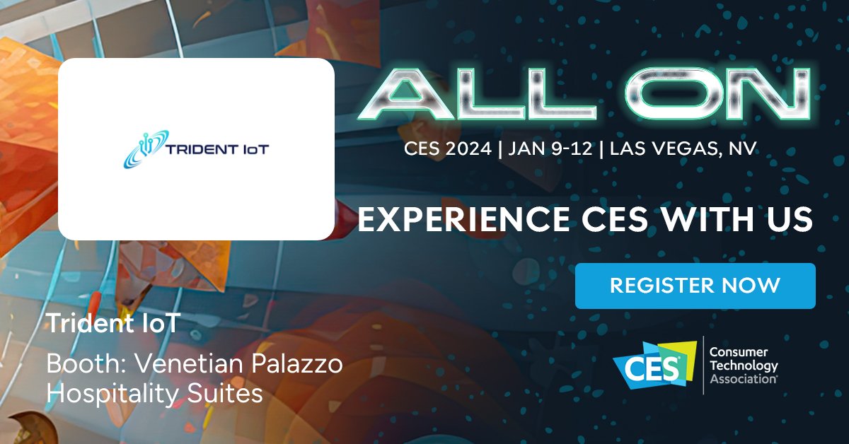 TridentIoT's tweet image. Join us at #CES2024! We&apos;ve secured a suite in the Venetian Towers from January 9th to 12th. Interested in a meeting? Reach out to us at meetings@tridentiot.com, and we&apos;ll arrange a convenient time for you.
See you there!!