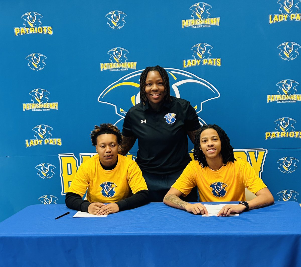 The future for Women’s Basketball is looking bright at Patrick & Henry. Welcome to the PHamily, Damiehja Darden & Sapphire John. 
#phccwbb
#BrickByBrick