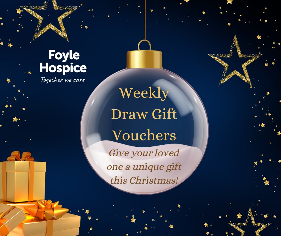 Foyle Hospice Weekly Draw Membership could be the perfect win-win gift for  your loved ones this Christmas