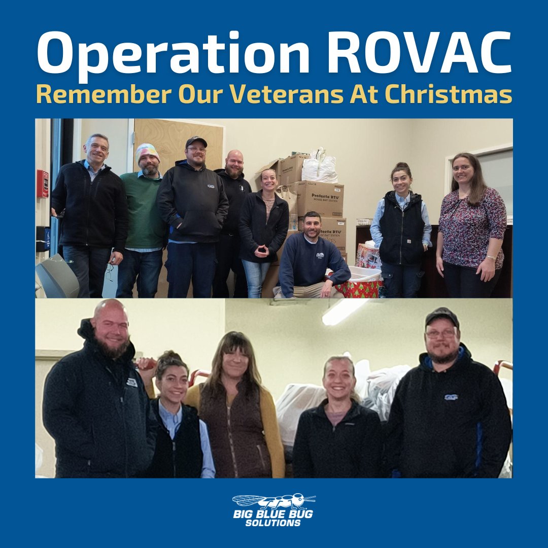 bigbluebug's tweet image. #BBBS has been proudly leading Operation ROVAC – Remember Our Veterans At Christmas – for 24 years.

Too often, many of our local veterans are left without friends, family, and gifts during the holiday season. That's where our team &amp;amp; community came in with this delivery! 💙
