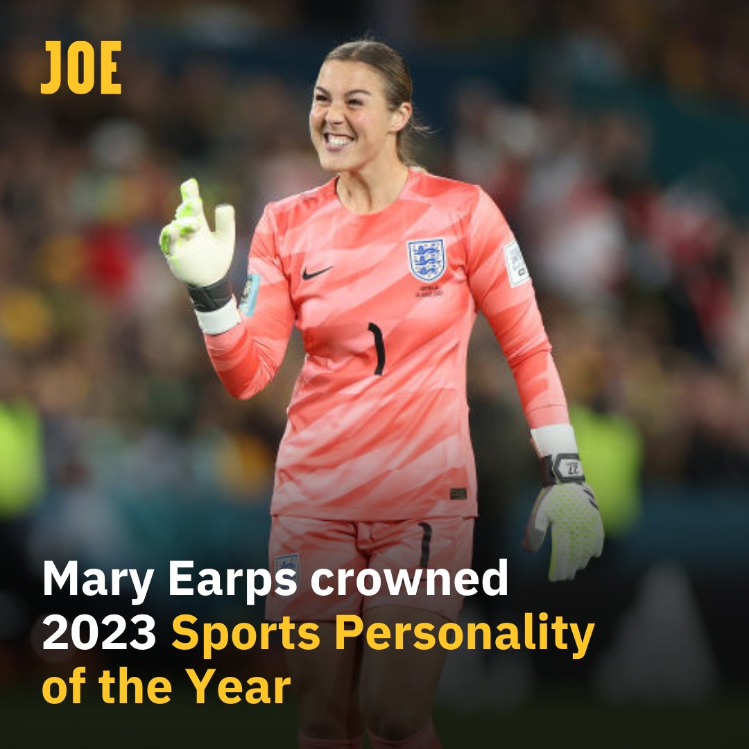 Mary Earps has been crowned the winner of SPOTY 2023 👏
