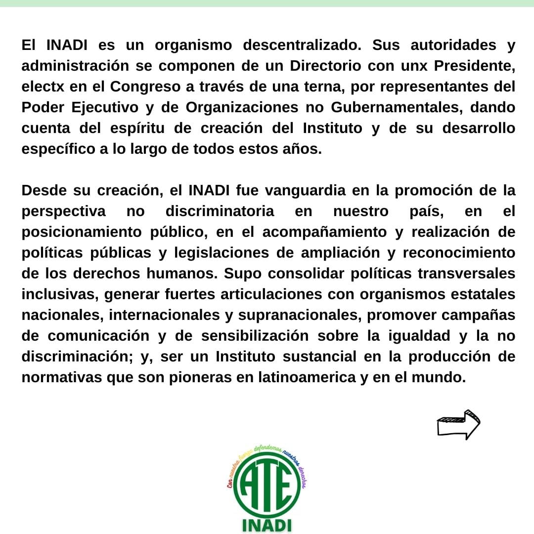 ATE INADI tweet media