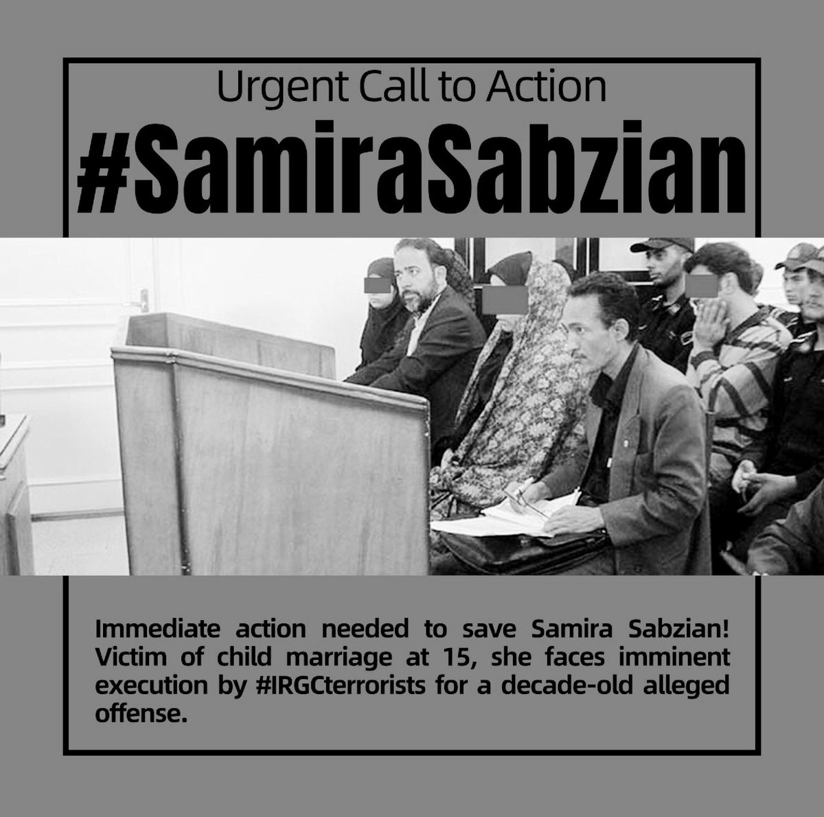 DawnAndTheX's tweet photo. @tariqahmadbt Immediate action needed to save #SamiraSabzian! Victim of child marriage at 15, she faces imminent execution by Iran for a decade-old alleged offense. Urgently escalate efforts, mobilize worldwide attention – her life is at stake!
#SaveSamira
#سمیرا_سبزیان https://t.co/v3ihSoTPwq