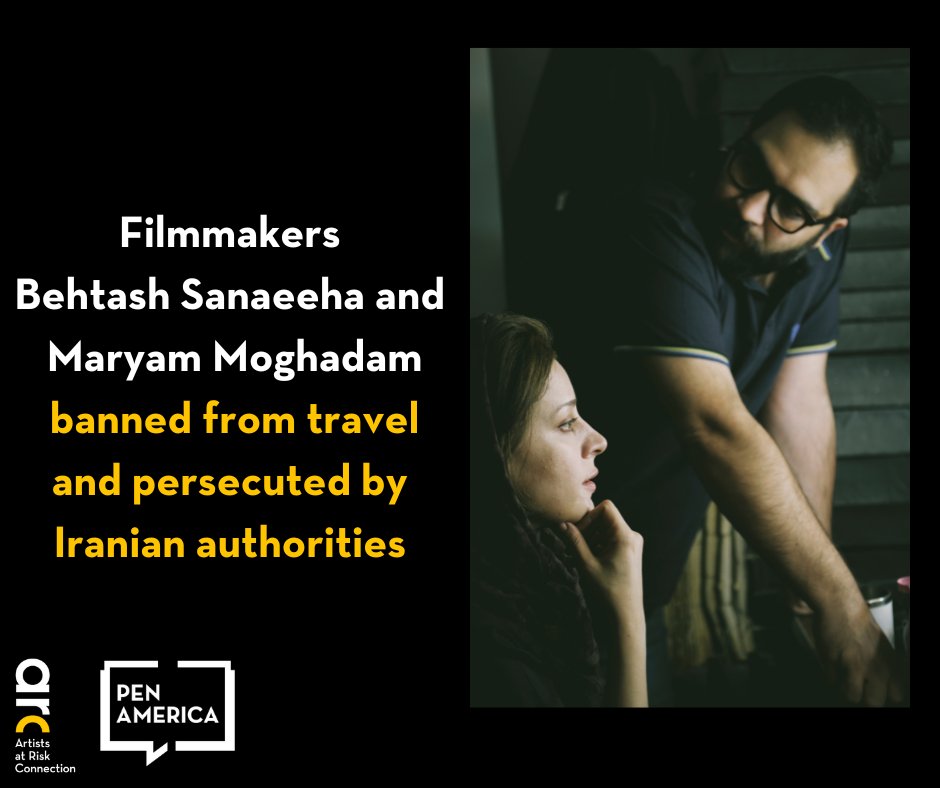 🧵@AtRiskArtists + 30 organizations, film festivals, and filmmakers call on the Iranian authorities to immediately drop all charges against film directors #BehtashSanaeeha and #MaryamMoghadam and to lift their current travel ban. (1/3) artistsatriskconnection.org/story/open-let…