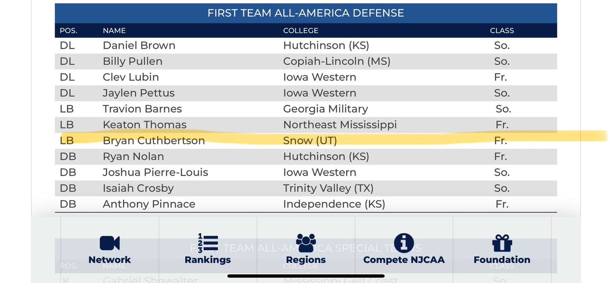 Blessed to be named First Team All American🫡 @ZacErekson @jpulou