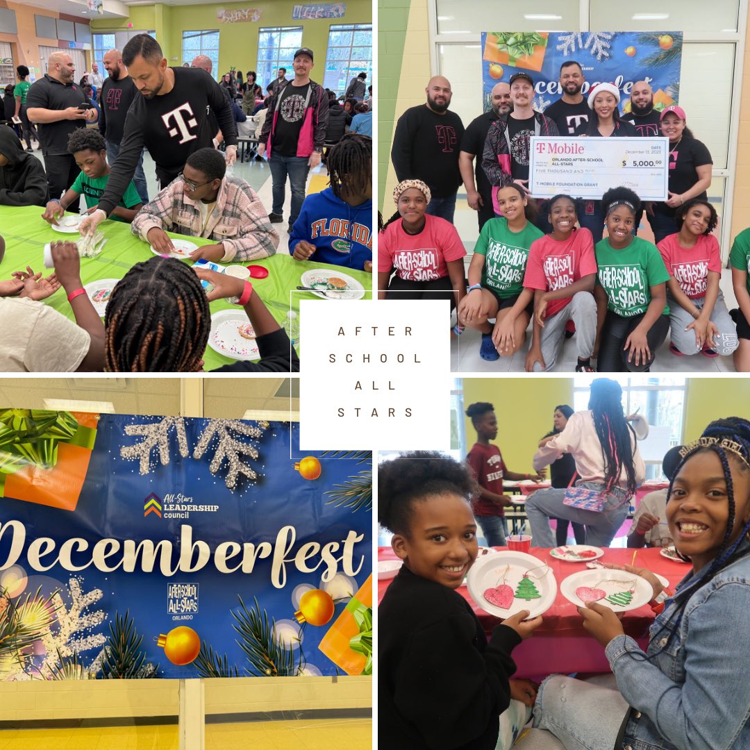 North Florida Chapter had a great time last week celebrating the holidays with After School All Stars in the Annual Decemberfest.