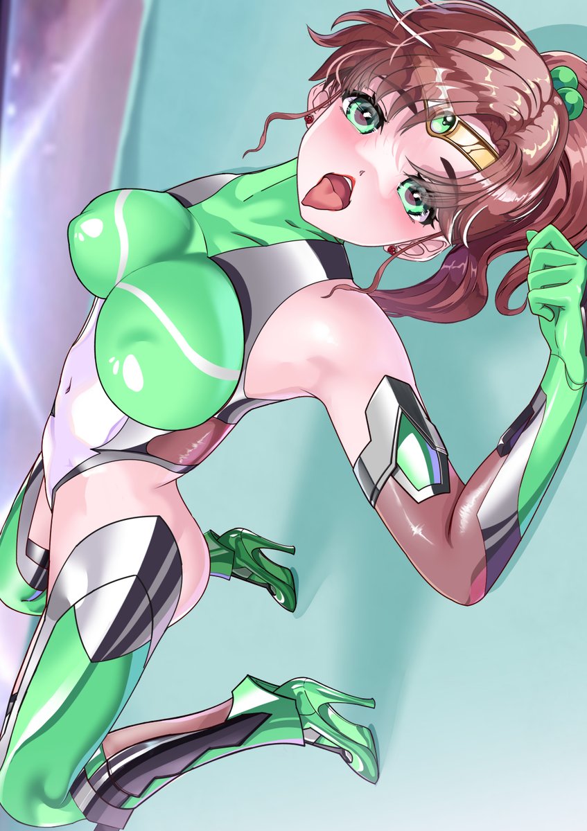 おはようございます❤(#^.^#)
まこちゃん発情中❤
あはぁ～ん❤ブリッジ❣❣
#セーラージュピター 
#セーラー対魔忍 