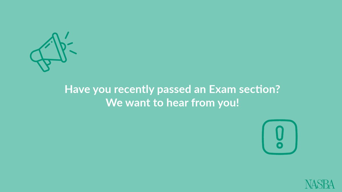 Did you just pass a section of the CPA Exam? Share your words of wisdom with our audience and be a part of our #YayCPA campaign! DM us for details. 📩